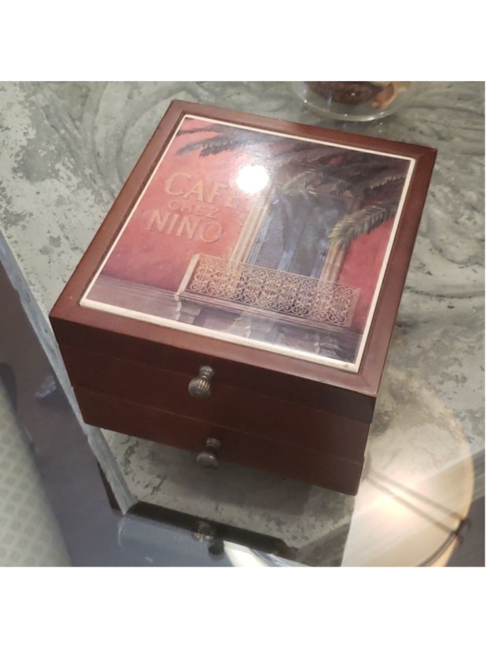 Vintage Wooden Jewelery Box